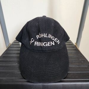 Black Embroidered Hat